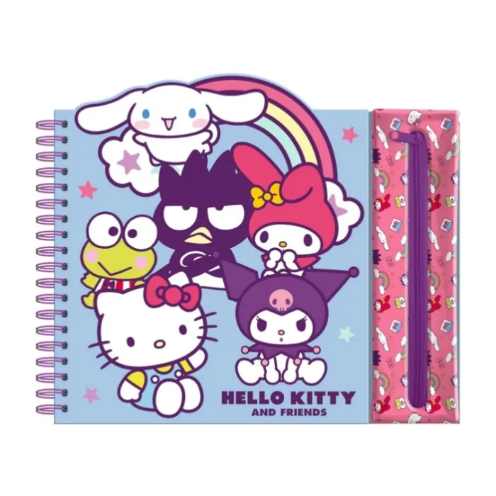 Hello Kitty – Caderno Atividades C/Estojo Removível