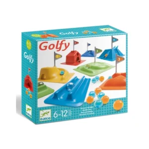 Djeco – Golfy – Jogo de Circuito de Obstáculos e Berlindes