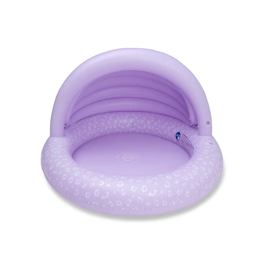Swim Essentials – Piscina Criança C/Proteção 100cm – Leopardo Lilás - Image 3