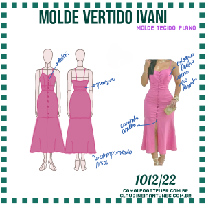 Molde Vestido Ivani 1012/22