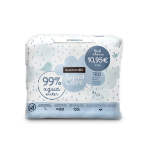 Suavinex – Toalhitas Aqua Care – 180 Unidades