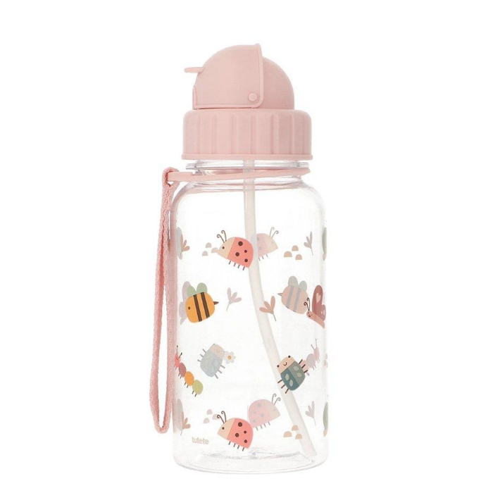 Tutete – Garrafa Tritan C/Palhinha – Bugs Rosa 500ml - Image 2