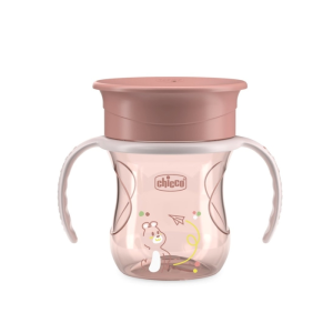 Chicco – Copo Aprendizagem +12m – Ursinho Rosa