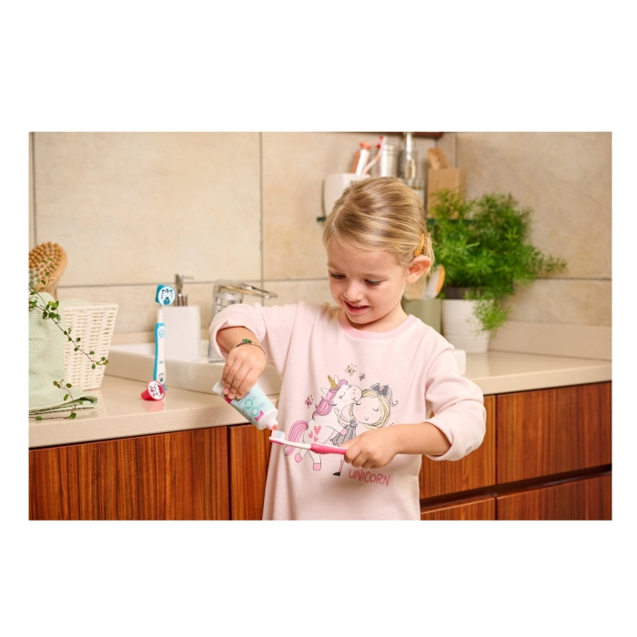 Chicco – Escova Dentes 3-6A – Hipopótamo Rosa - Image 3