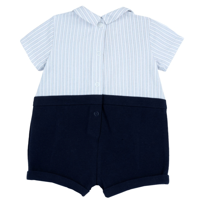Chicco – Macacão – Azul Riscas - Image 3