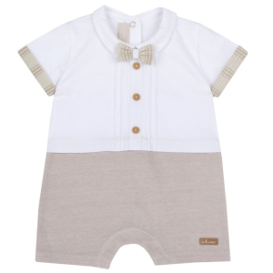 Chicco – Macacão – Bege/Branco