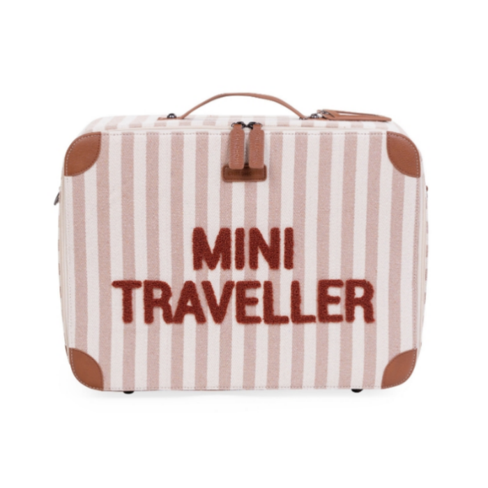 ChildHome – Mala Viagem Infantil – Mini Traveller Stripes Nude - Image 2