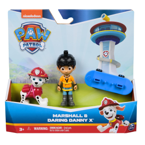 Patrulha Pata – Pack 3 Figuras – Marshall e Daring Danny X