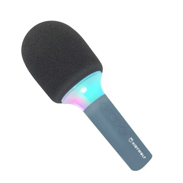 KidyWolf – Microfone Karaoke – Kidymic Azul - Image 4