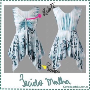 Molde Bata em Malha 213/19
