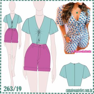 Molde Blusa Cropped 263/19