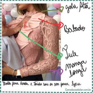 Molde Blusa Renda 218/19