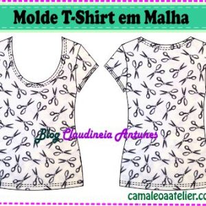 Molde T-Shirt em MALHA BL120