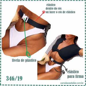 Molde Calcinha com Faixa e Fivela 346/19