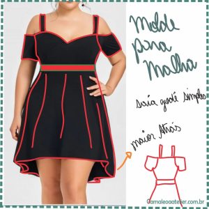 Molde Vestido em Malha 215/19