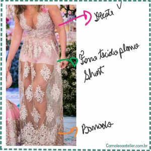 Molde Vestido Macacão Renda 197/19