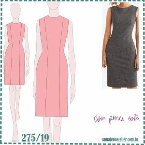 Molde Vestido Tubinho 275/19