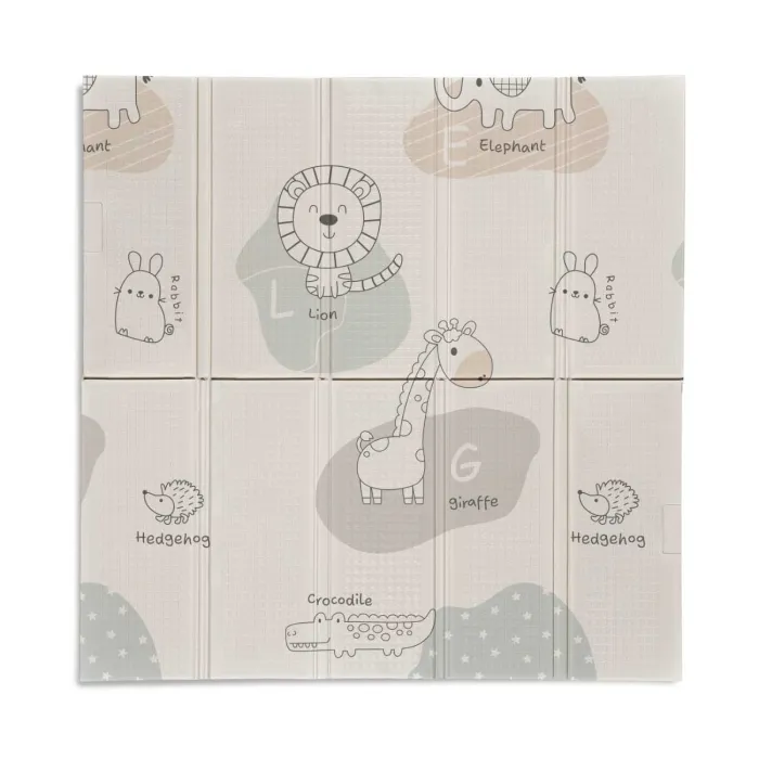 MS – Tapete Reversível 120×120 – Animais/Cidade