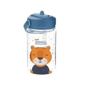 Aurea Kids – Garrafa Tritan C/Palhinha 350ml – Tigre