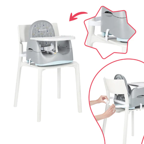 Badabulle – Assento Elevatório Portátil – Cinza - Image 4