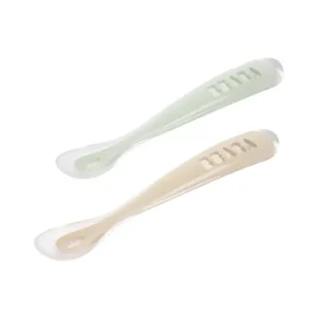 Béaba – Conjunto 2 Colheres 2ª Idade – Verde/Rosa