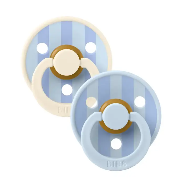 Bibs – 2 Chupetas Studio Colour – Baby Blue/Dusty Blue Mix - Image 2