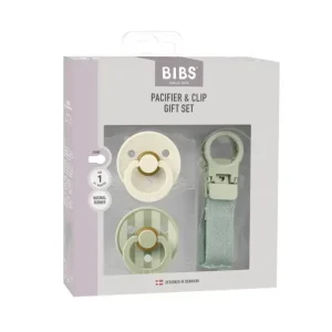 Bibs – Conjunto 2 Chupetas Colour+Prende Chupetas – Sage