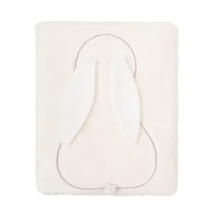 Bimbi Dreams – Manta Microlina 110×140 – Coelhinho Branco/Bege