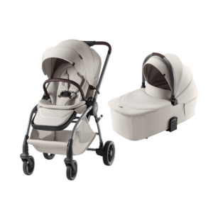 Britax Römer – Duo Carrinho+Alcofa Rio – Lux Soft Taupe