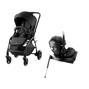 Britax Römer – Trio Carrinho Rio+Baby-Safe Pro+Base Vario 5Z – Style Carbon Black