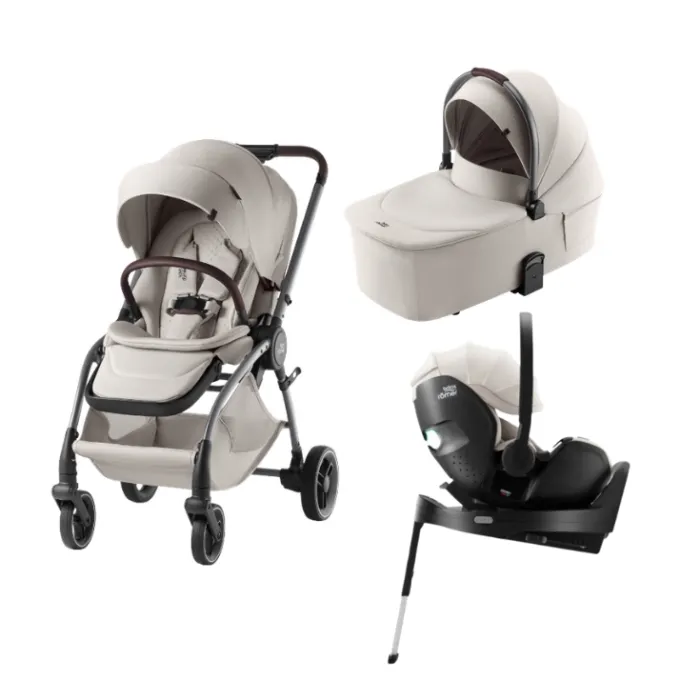 Britax Römer – Conjunto RIO Comfort Plus – Lux Soft Taupe