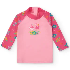 BTBox – Camisola Banho C/Proteção Solar – Flamingos