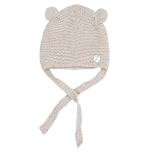 Chicco – Gorro Tricô – Orelhinhas Bege