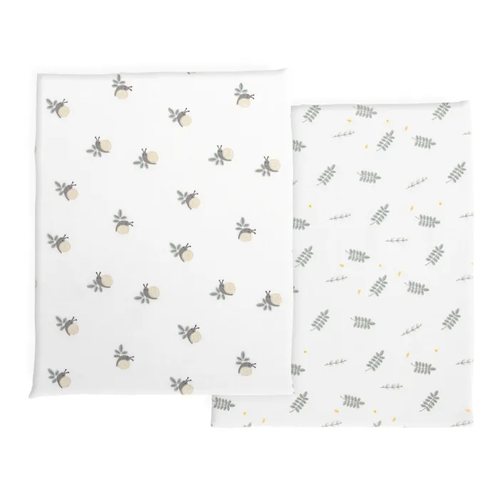 Chicco – Conjunto 2 Lençóis Bambu – Baby Hug – Greenery