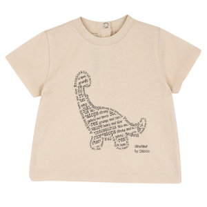Chicco – T-Shirt – Dinossauro Bege