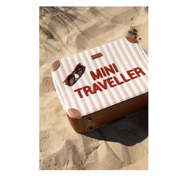 ChildHome – Mala Viagem Infantil – Mini Traveller Stripes Nude - Image 9