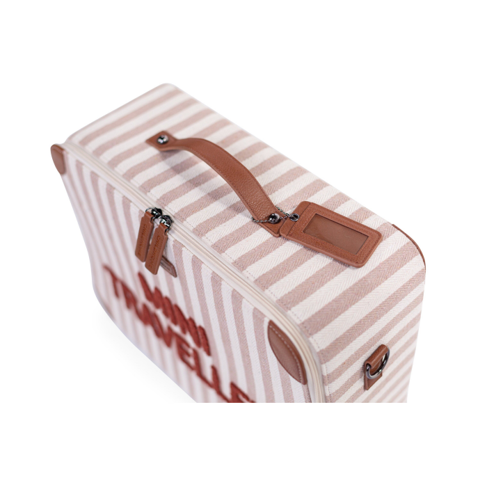 ChildHome – Mala Viagem Infantil – Mini Traveller Stripes Nude - Image 4