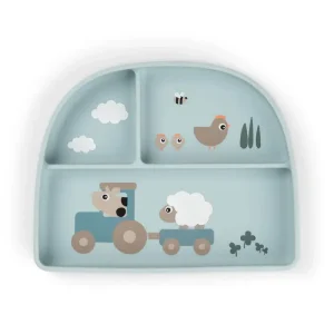 Done By Deer – Prato C/Divisórias Stick&Stay – Tiny Farm Blue