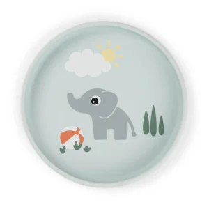 Done By Deer – Prato Silicone Stick&Stay – Playground Blue