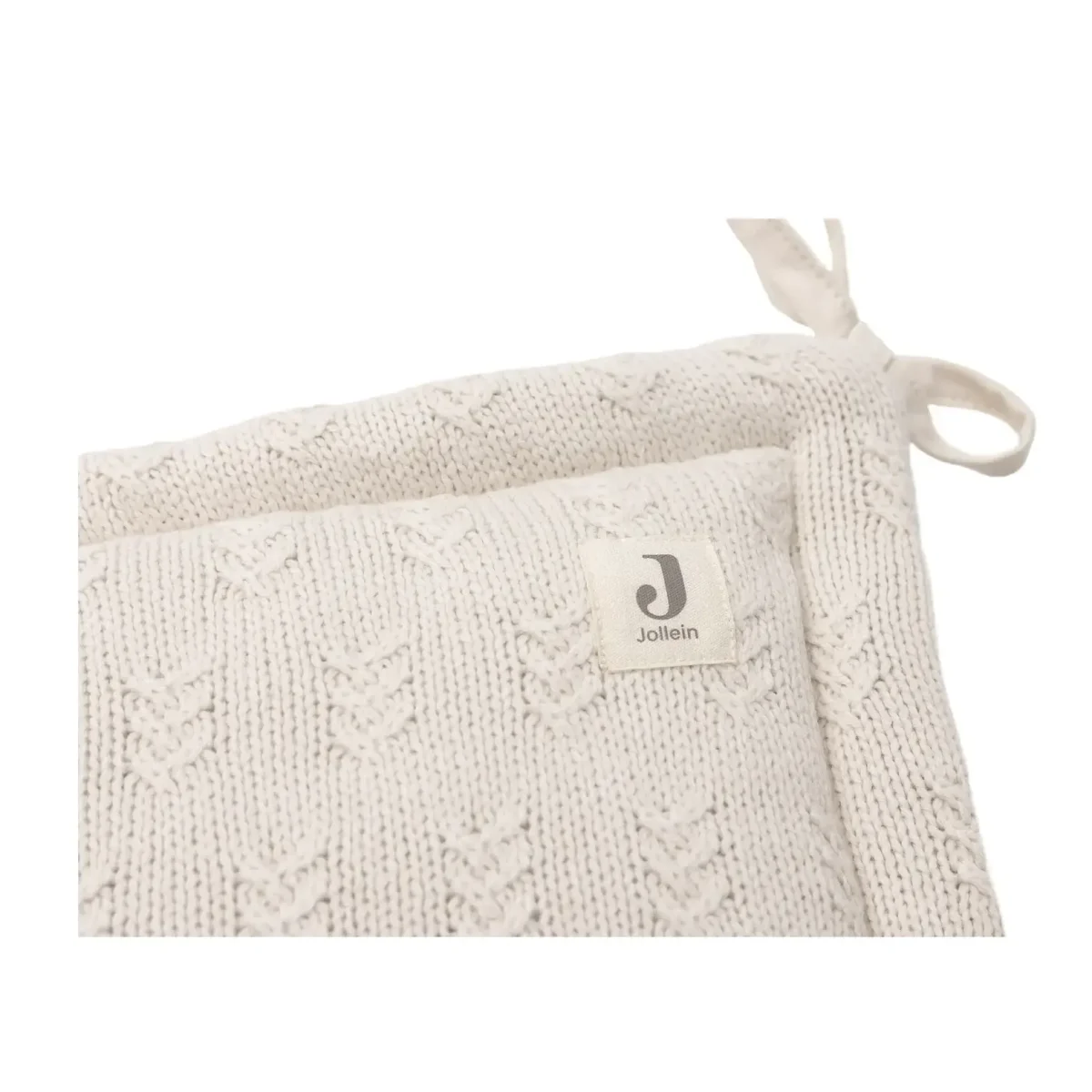 Jollein – Protetor Berço – Grain Knit – Oatmeal - Image 4