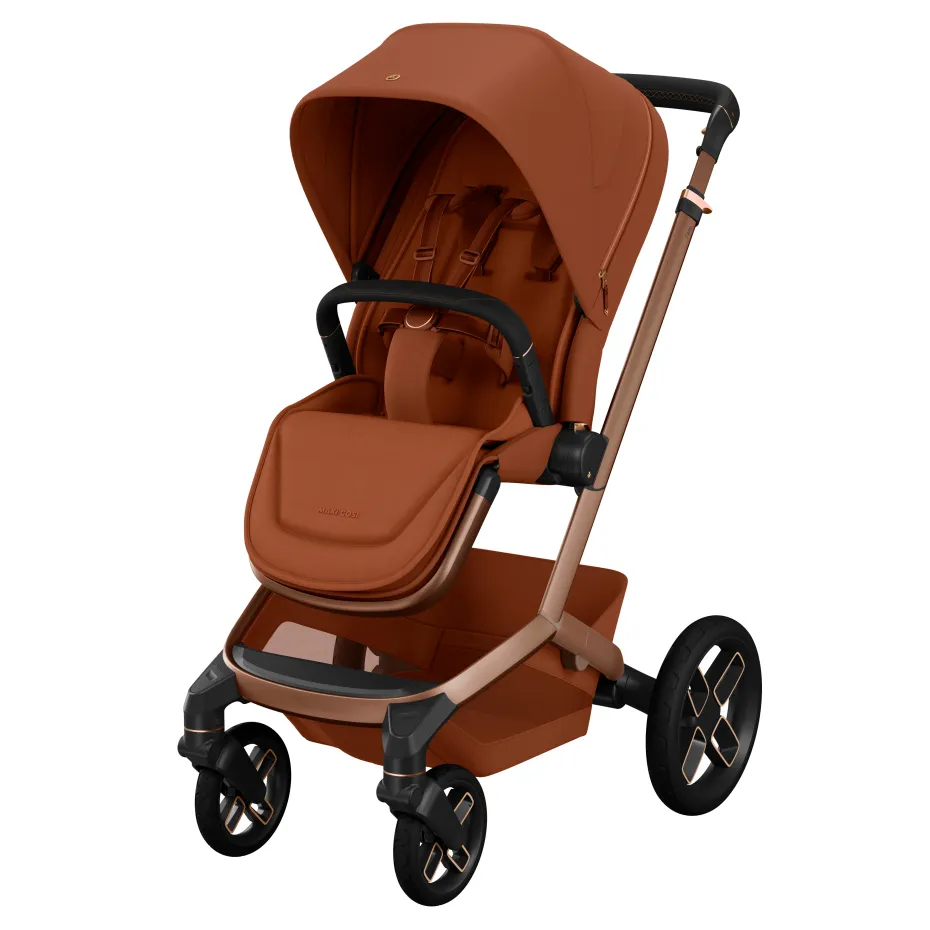 Maxi Cosi – Conjunto Carrinho Fame+Alcofa+Pebble Slide Pro+Base FamilyFix Slide Pro – Copper Terra - Image 3