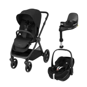 Maxi-Cosi – Conjunto Oxford+Pebble 360 Pro+FamilyFix 360 Pro – Twillic Black
