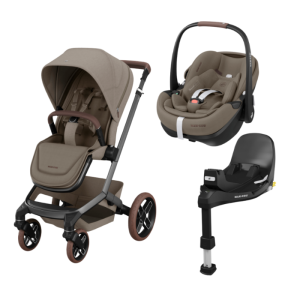 Maxi-Cosi – Carrinho Fame+Pebble 360 Pro 2+Base Familyfix 360 Pro – Twillic Truffle