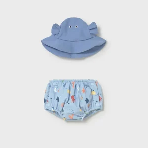 Mayoral – Cueca Banho+Chapéu – Tubarão Azul