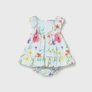 Mayoral – Vestido C/Tapa Fraldas – Florido