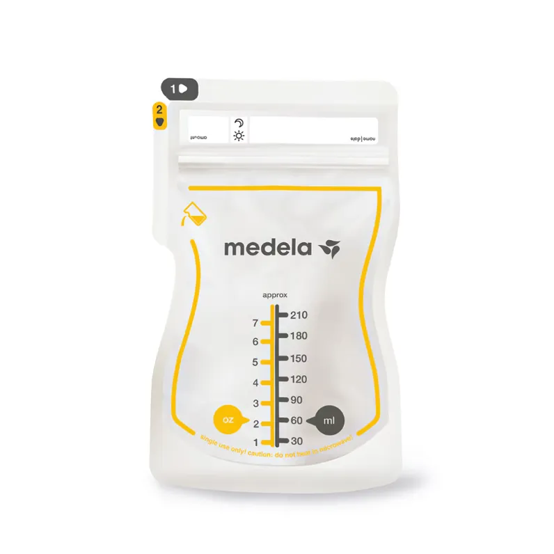 Medela – 25 Sacos Armazenamento Leite Materno – Easy Pour