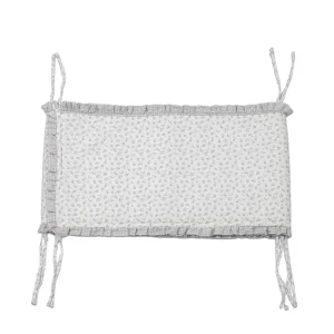 Pasito A Pasito – Protetor Cama 60×120 – Little Bloom Flowers Grey