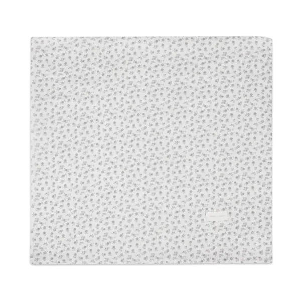 Pasito A Pasito – Musselina – Little Bloom Flowers Grey - Image 3