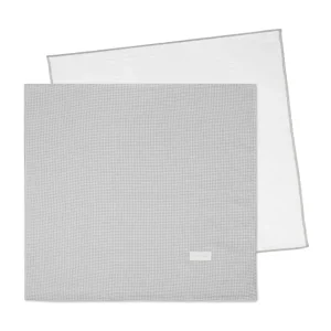 Pasito A Pasito – Conjunto 2 Musselinas – Little Bloom Vichy Grey