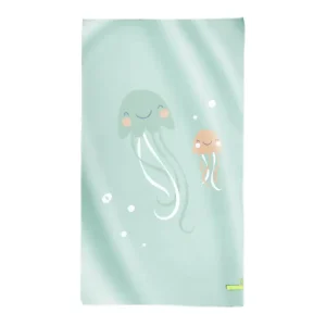 Saro – Toalha Praia Microfibra – Jeallyfish Verde